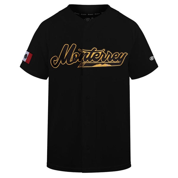 Monterey Black/gold 2024 Jersey - BeisbolMXShop