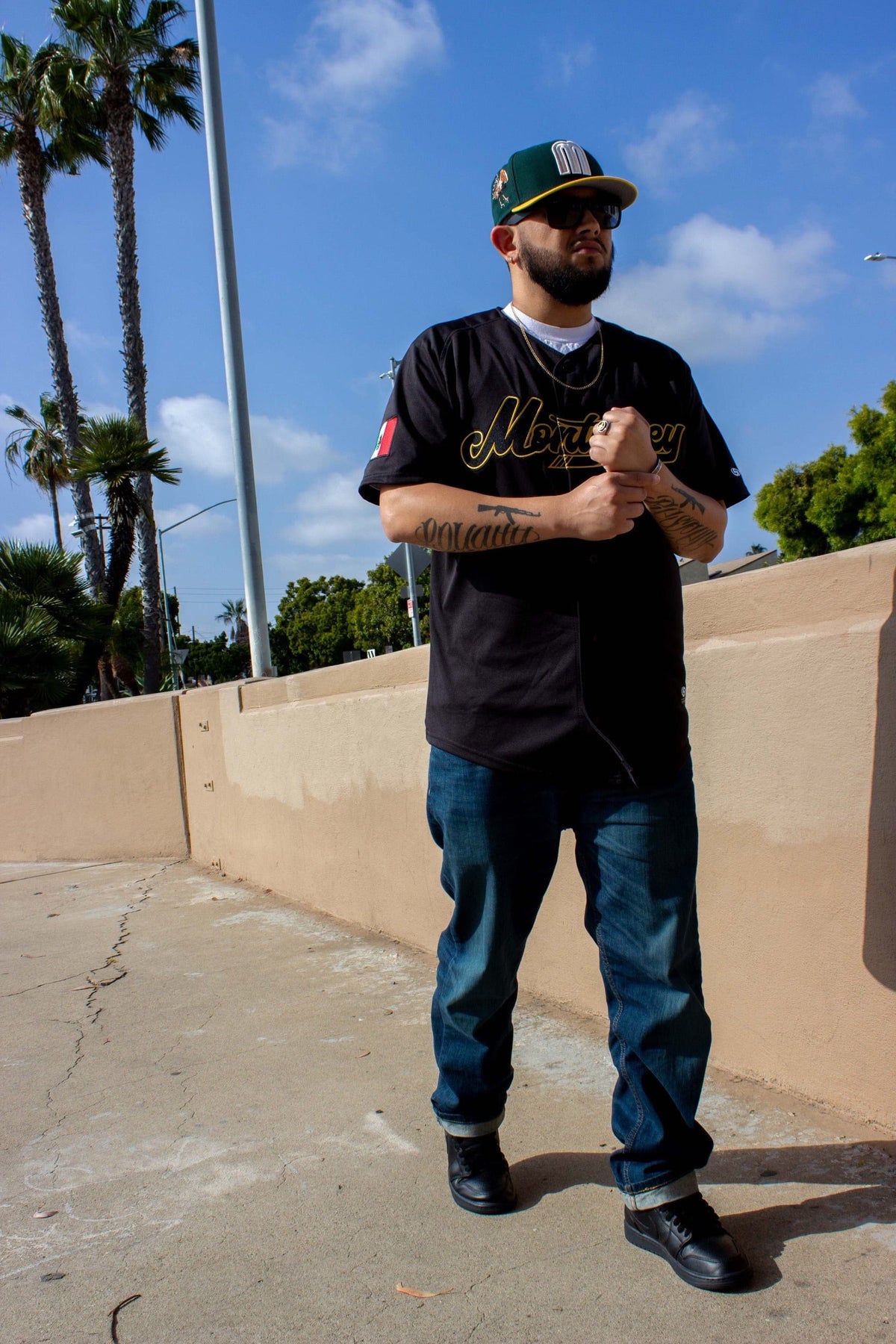 Monterey Black/gold 2024 Jersey - BeisbolMXShop