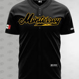 Monterey Black/gold 2024 Jersey - BeisbolMXShop