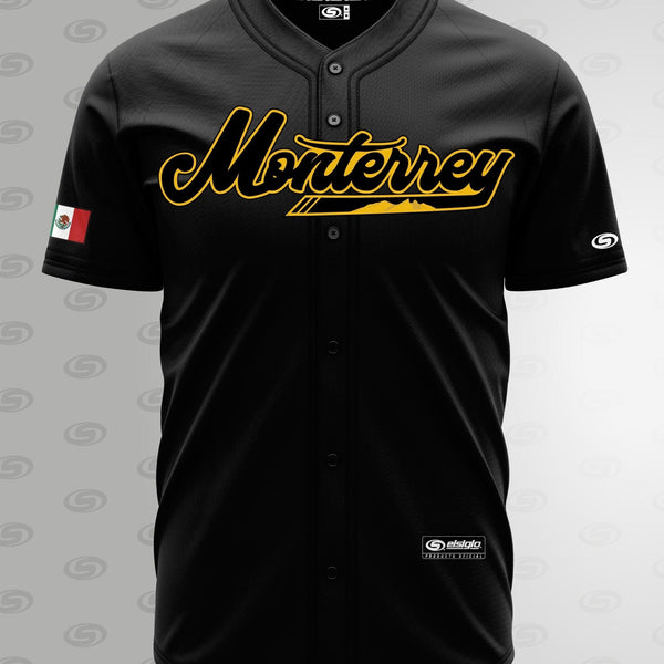 Monterey Black/gold 2024 Jersey - BeisbolMXShop