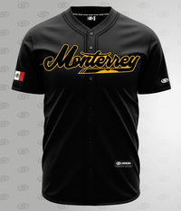 Monterey Black/gold 2024 Jersey - BeisbolMXShop