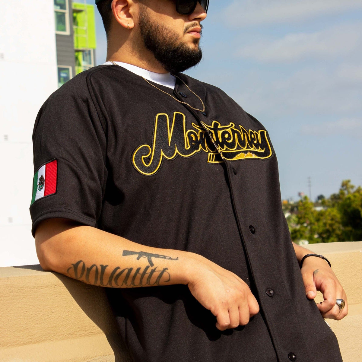 Monterey Black/gold 2024 Jersey - BeisbolMXShop