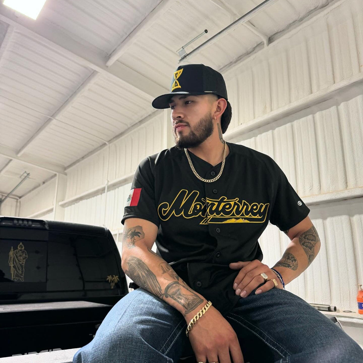 Monterey Black/gold 2024 Jersey - BeisbolMXShop
