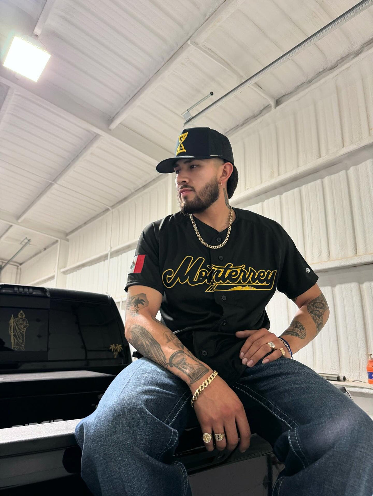 Monterey Black/gold 2024 Jersey - BeisbolMXShop