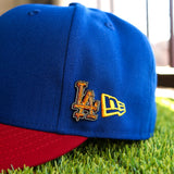 Orange drippy LA pin - BeisbolMXShop