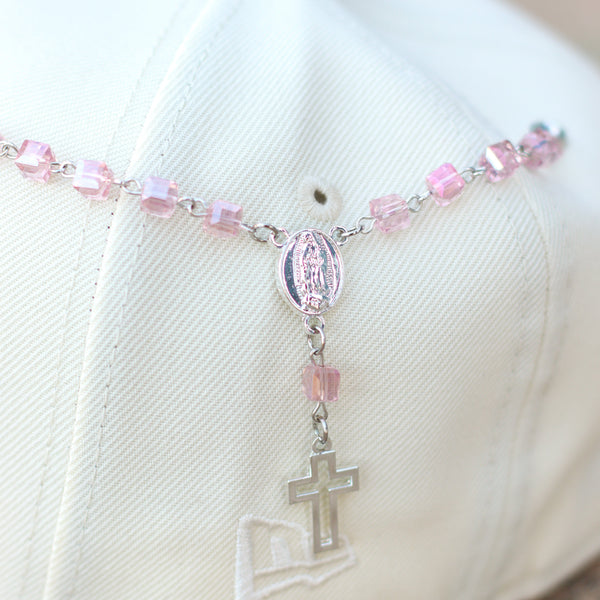Pink rosary pin - BeisbolMXShop