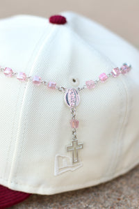 Pink rosary pin - BeisbolMXShop