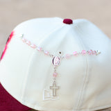 Pink rosary pin - BeisbolMXShop
