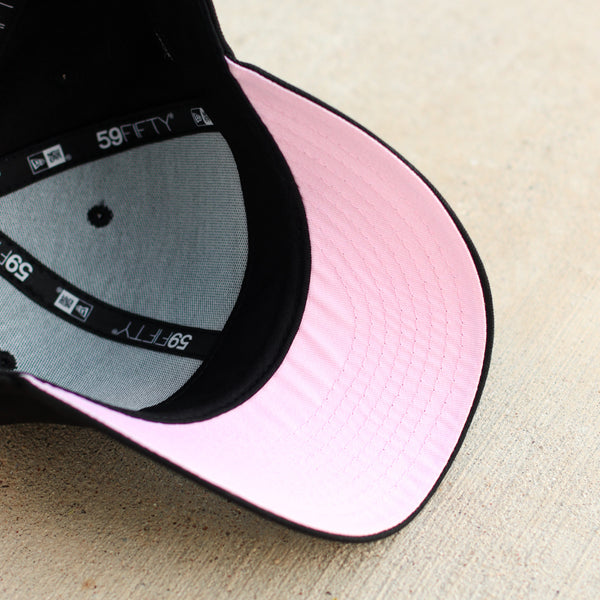 Pink/black angels hat - BeisbolMXShop