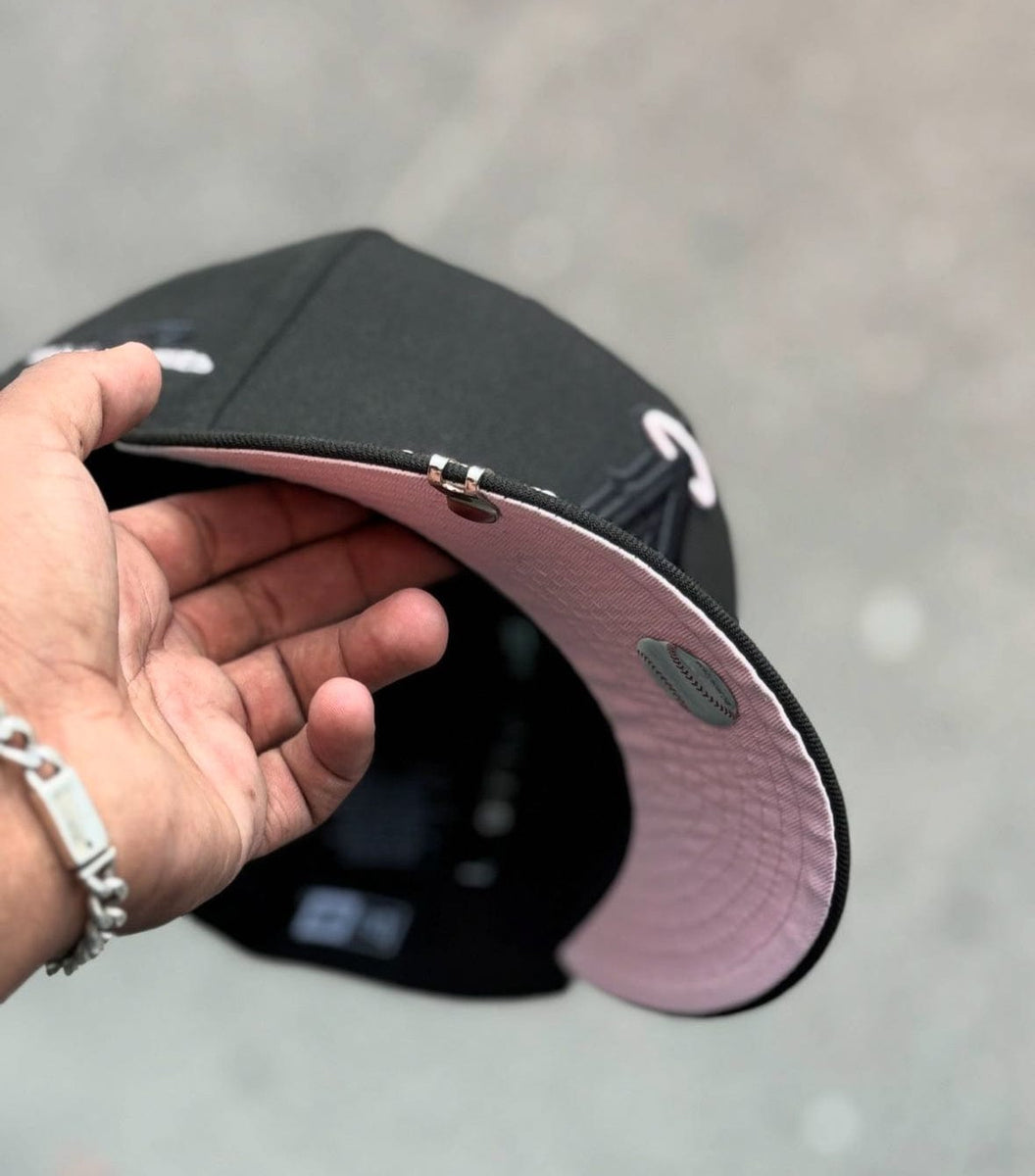 Pink/black angels hat - BeisbolMXShop