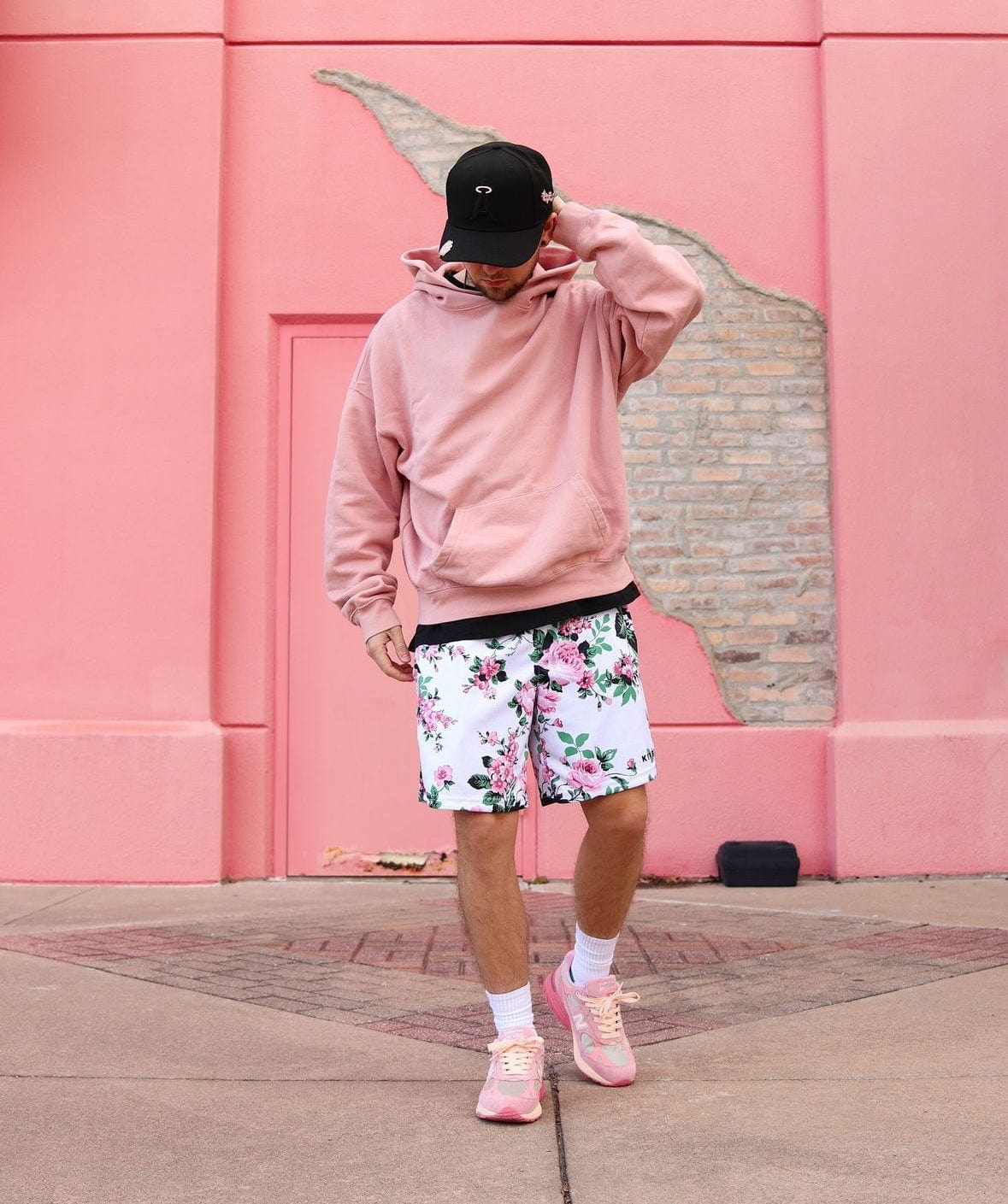 Pink/black angels hat - BeisbolMXShop