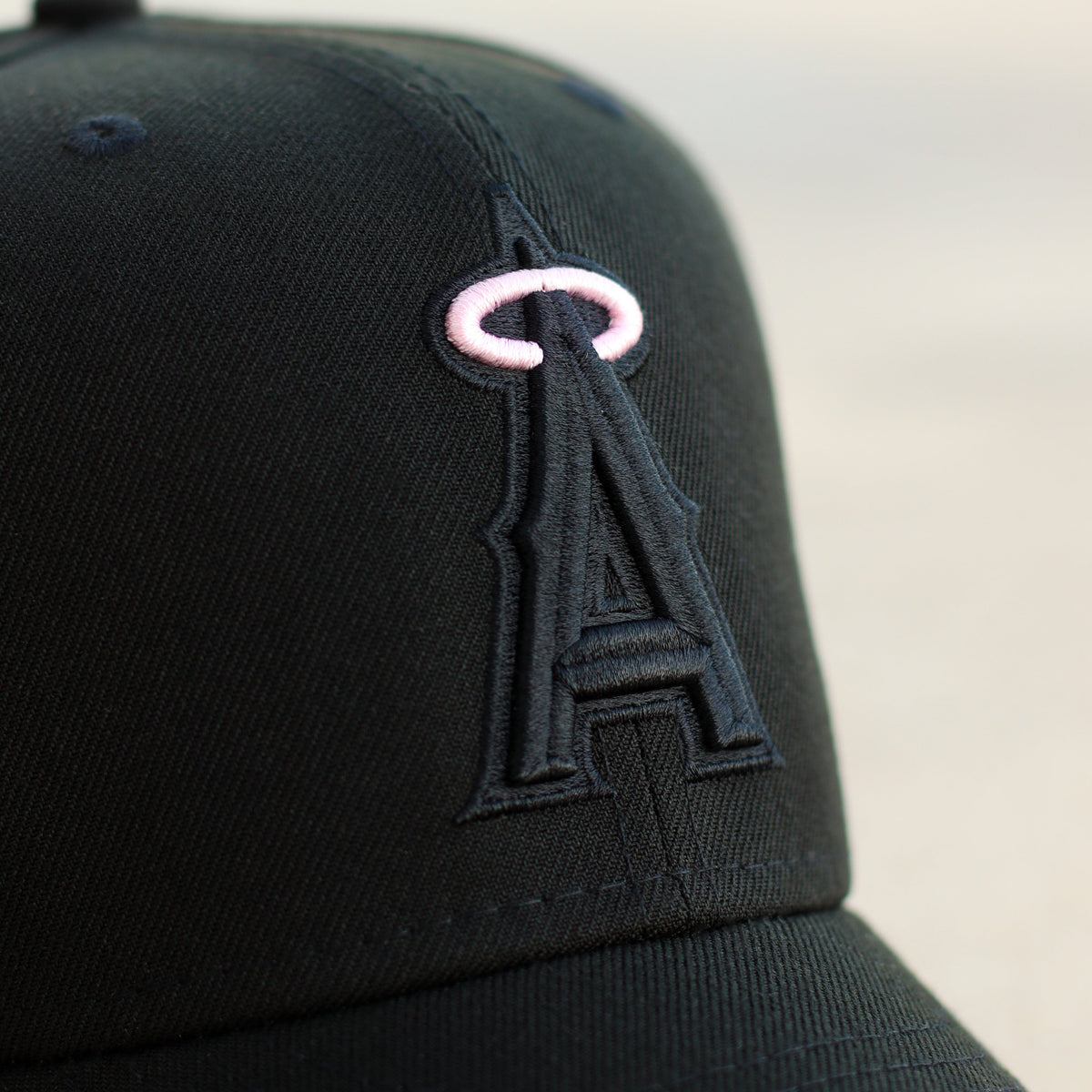 Pink/black angels hat - BeisbolMXShop