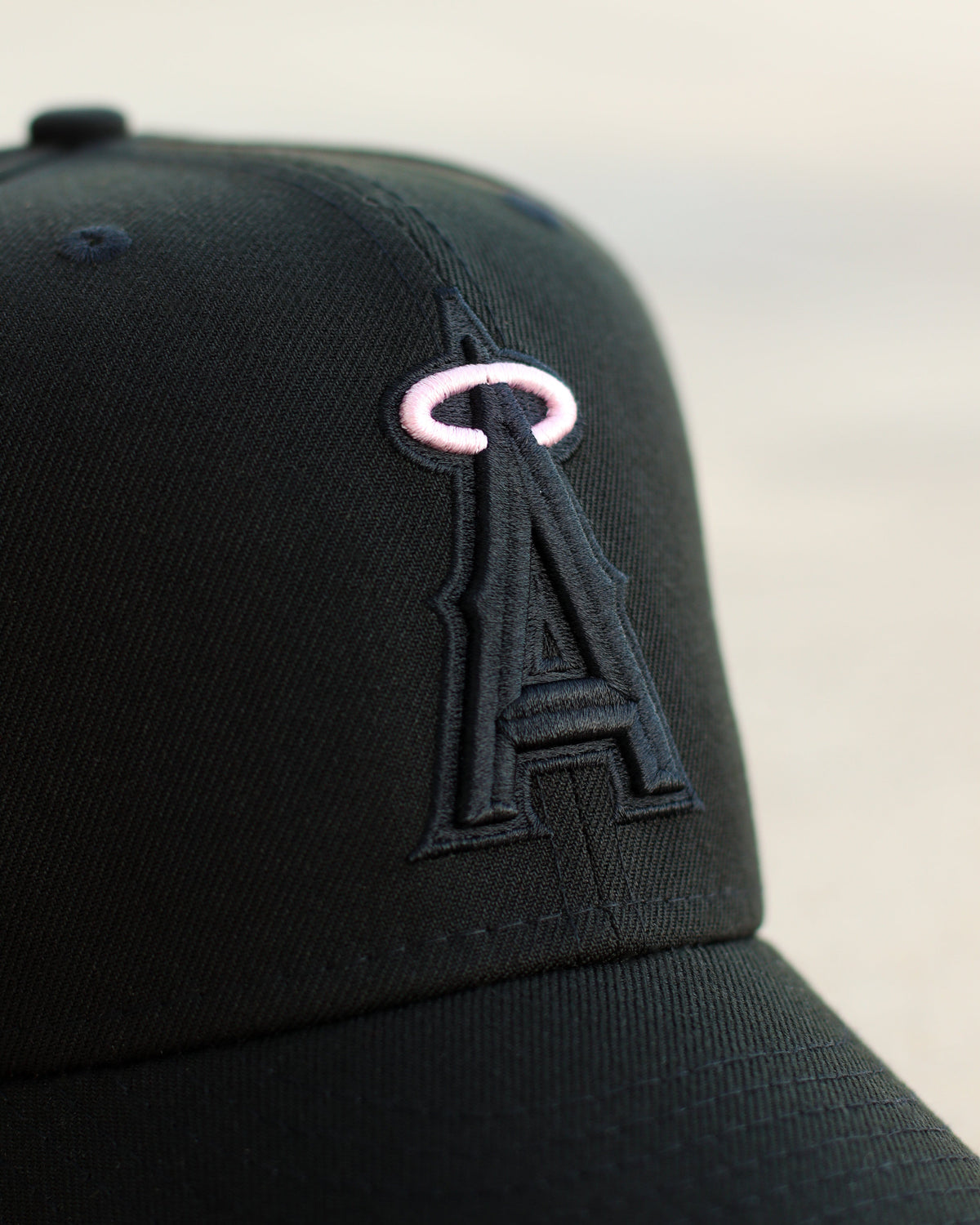 Pink/black angels hat - BeisbolMXShop