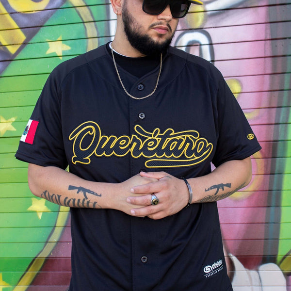Queretaro BLACK & GOLD Jersey - BeisbolMXShop