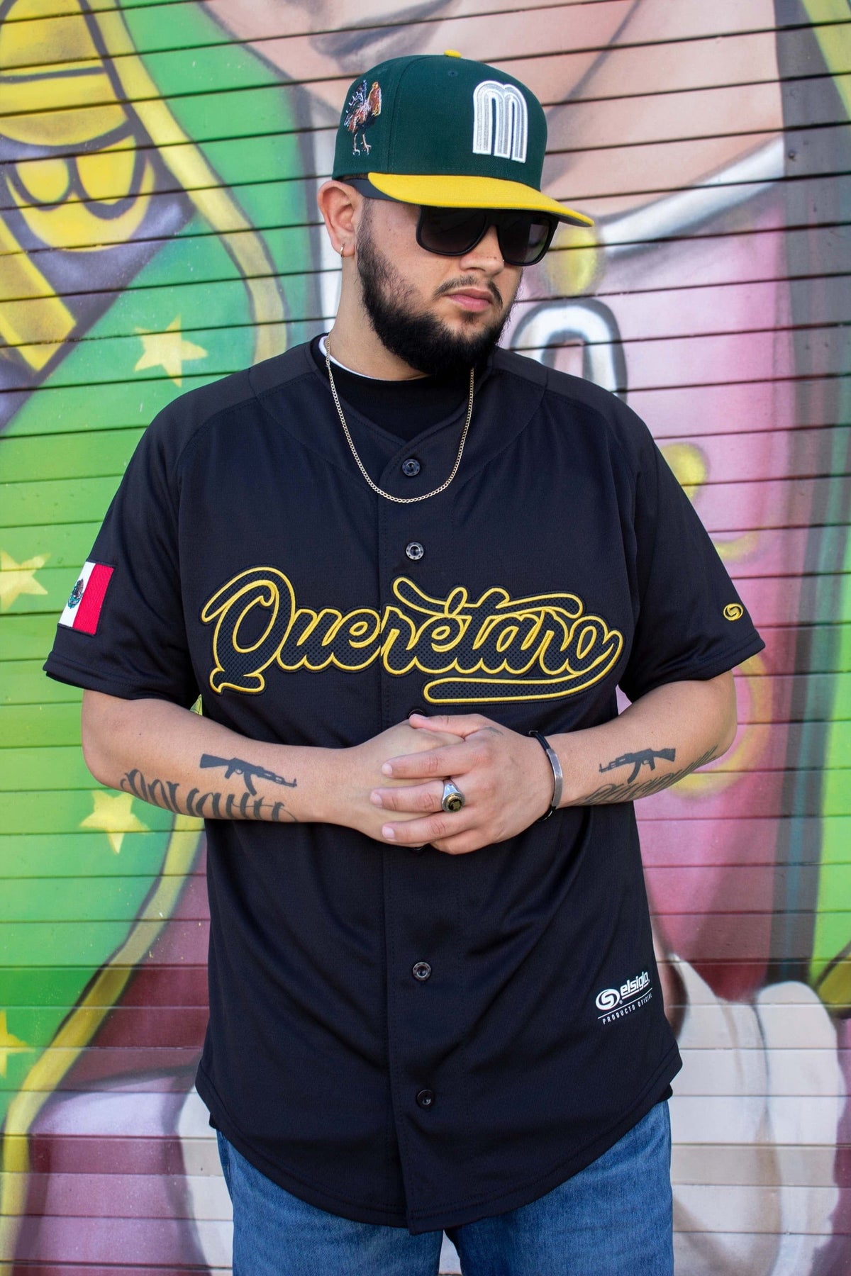 Queretaro BLACK & GOLD Jersey - BeisbolMXShop