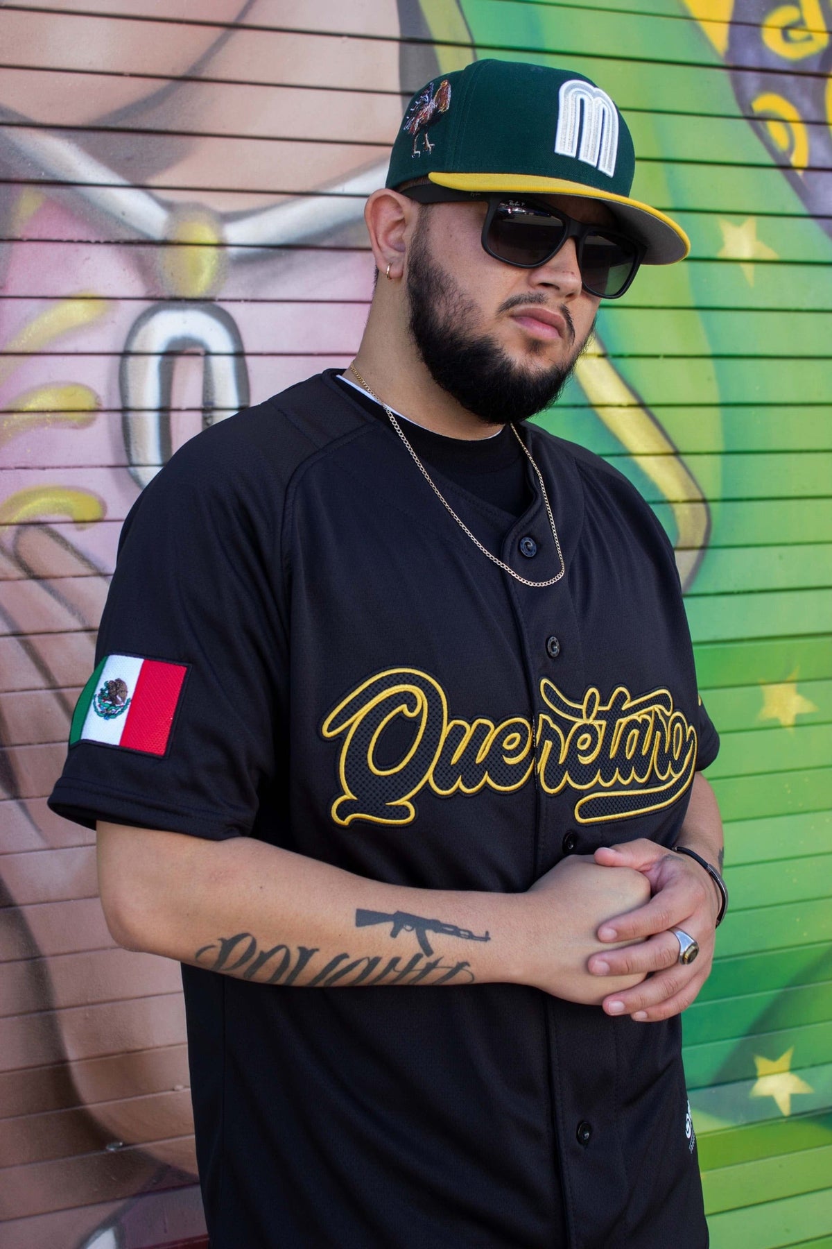 Queretaro BLACK & GOLD Jersey - BeisbolMXShop