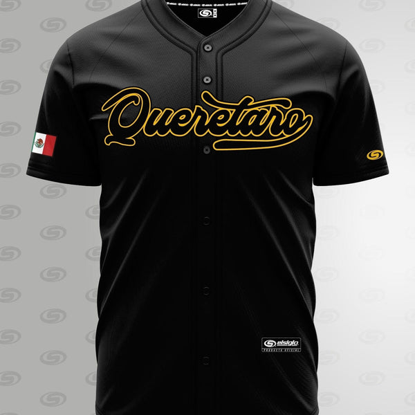 Queretaro BLACK & GOLD Jersey - BeisbolMXShop