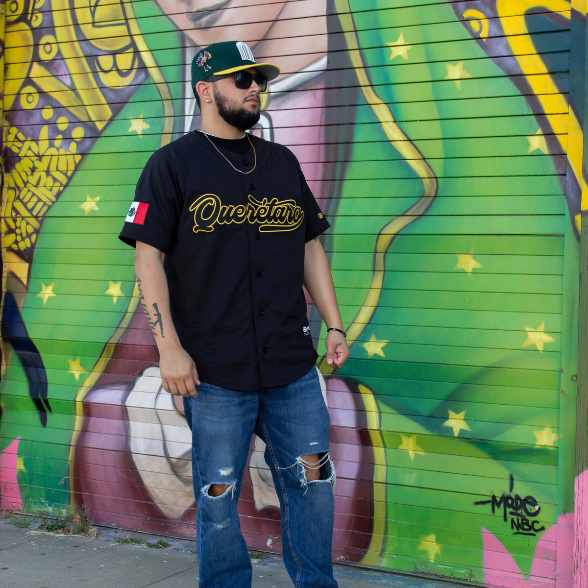 Queretaro BLACK & GOLD Jersey - BeisbolMXShop