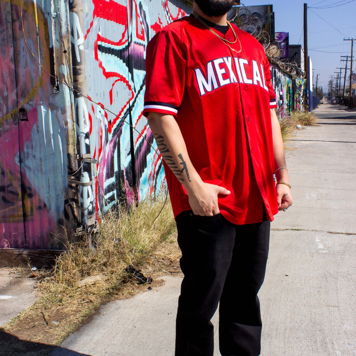 (RED) Aguilas de Mexicali jersey - BeisbolMXShop