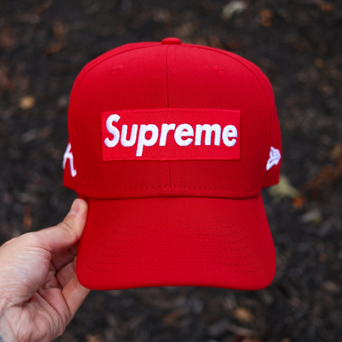 Red Atlanta supreme hat - BeisbolMXShop
