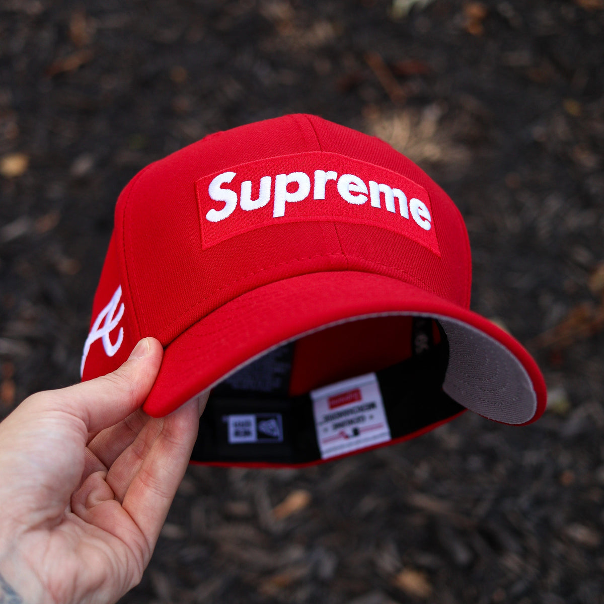 Red Atlanta supreme hat - BeisbolMXShop