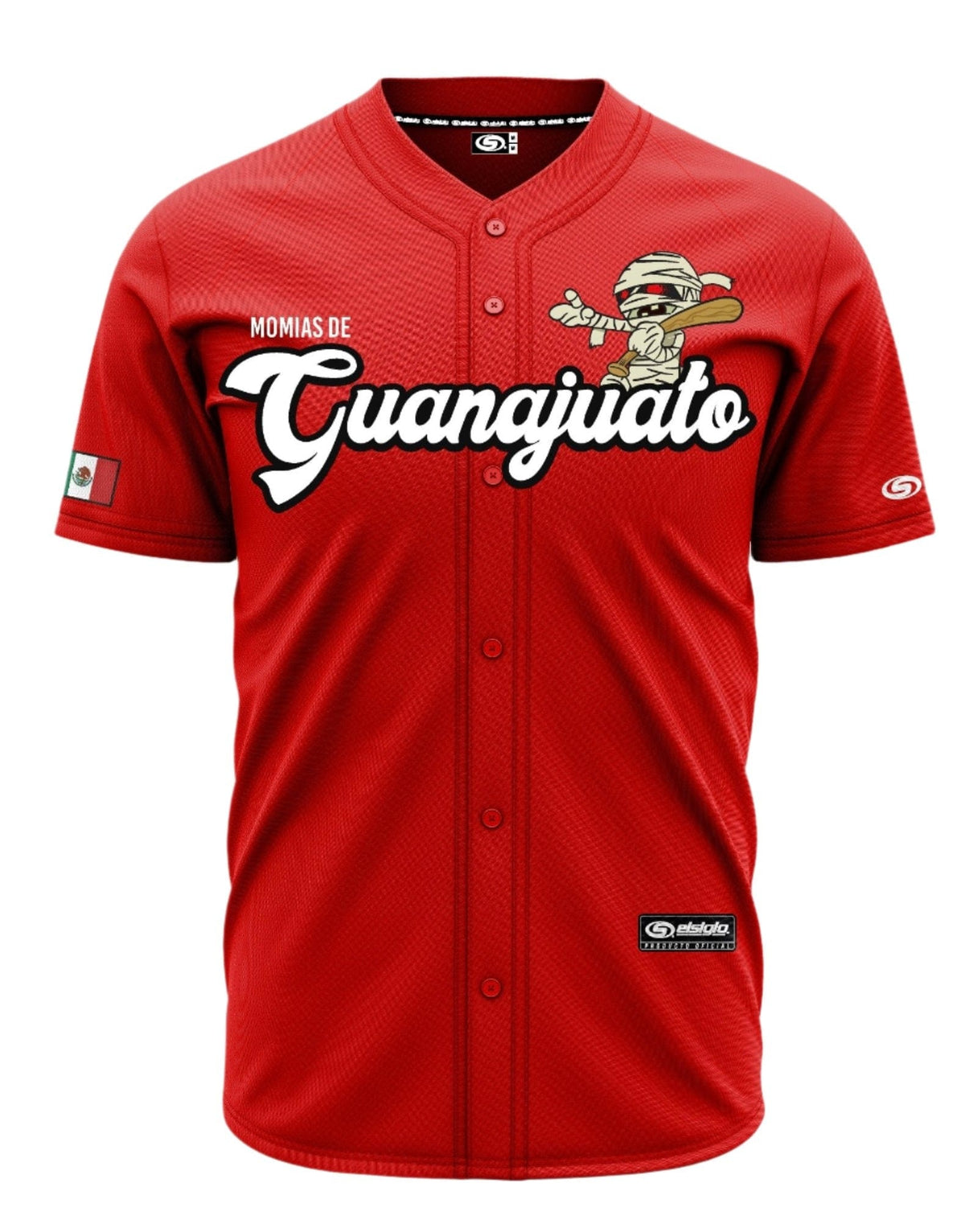 (RED) GUANAJUATO momias jersey - BeisbolMXShop