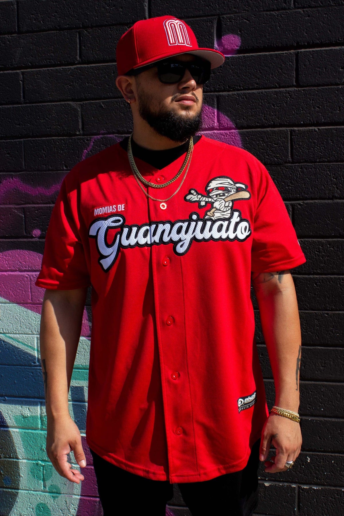 (RED) GUANAJUATO momias jersey - BeisbolMXShop