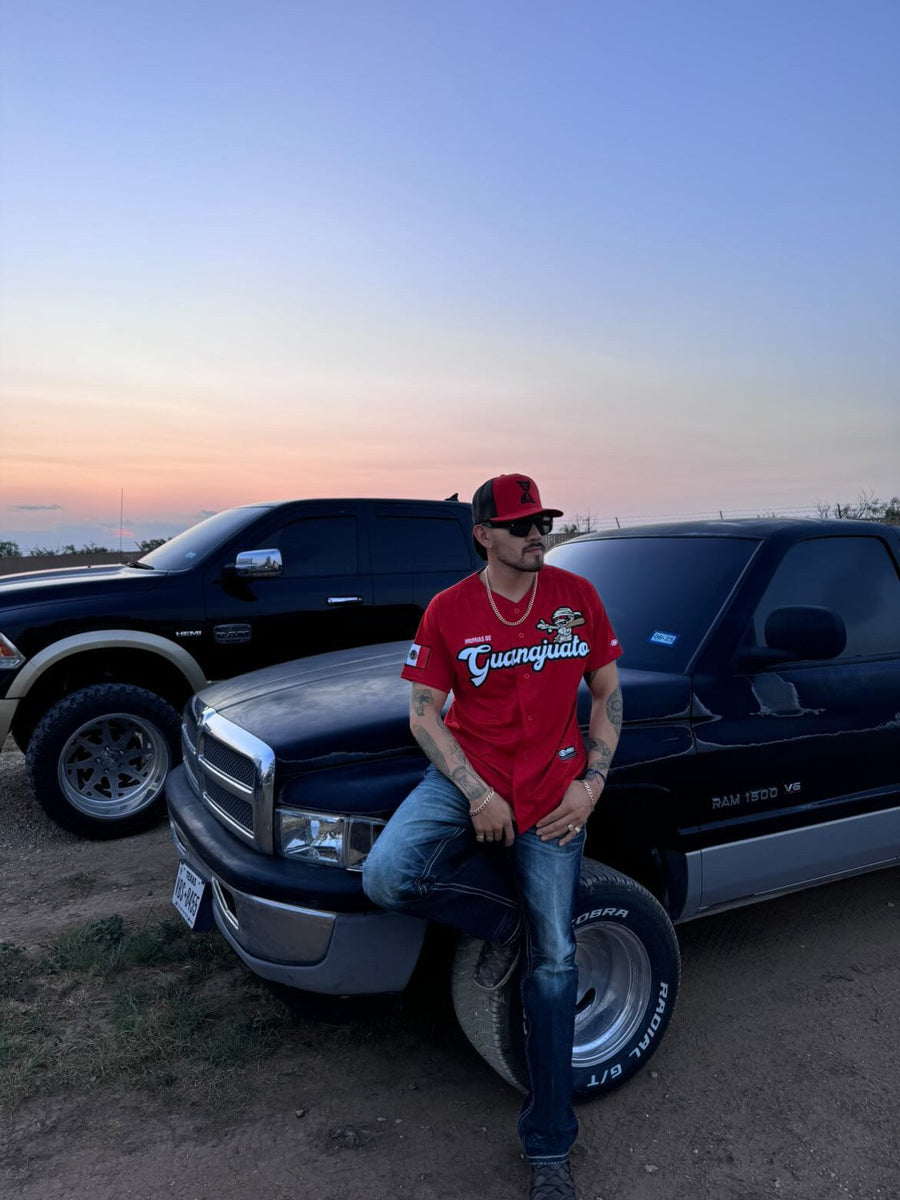 (RED) GUANAJUATO momias jersey - BeisbolMXShop