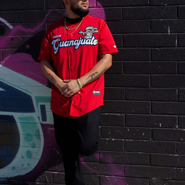(RED) GUANAJUATO momias jersey - BeisbolMXShop