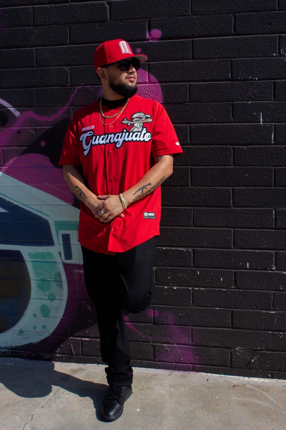 (RED) GUANAJUATO momias jersey - BeisbolMXShop