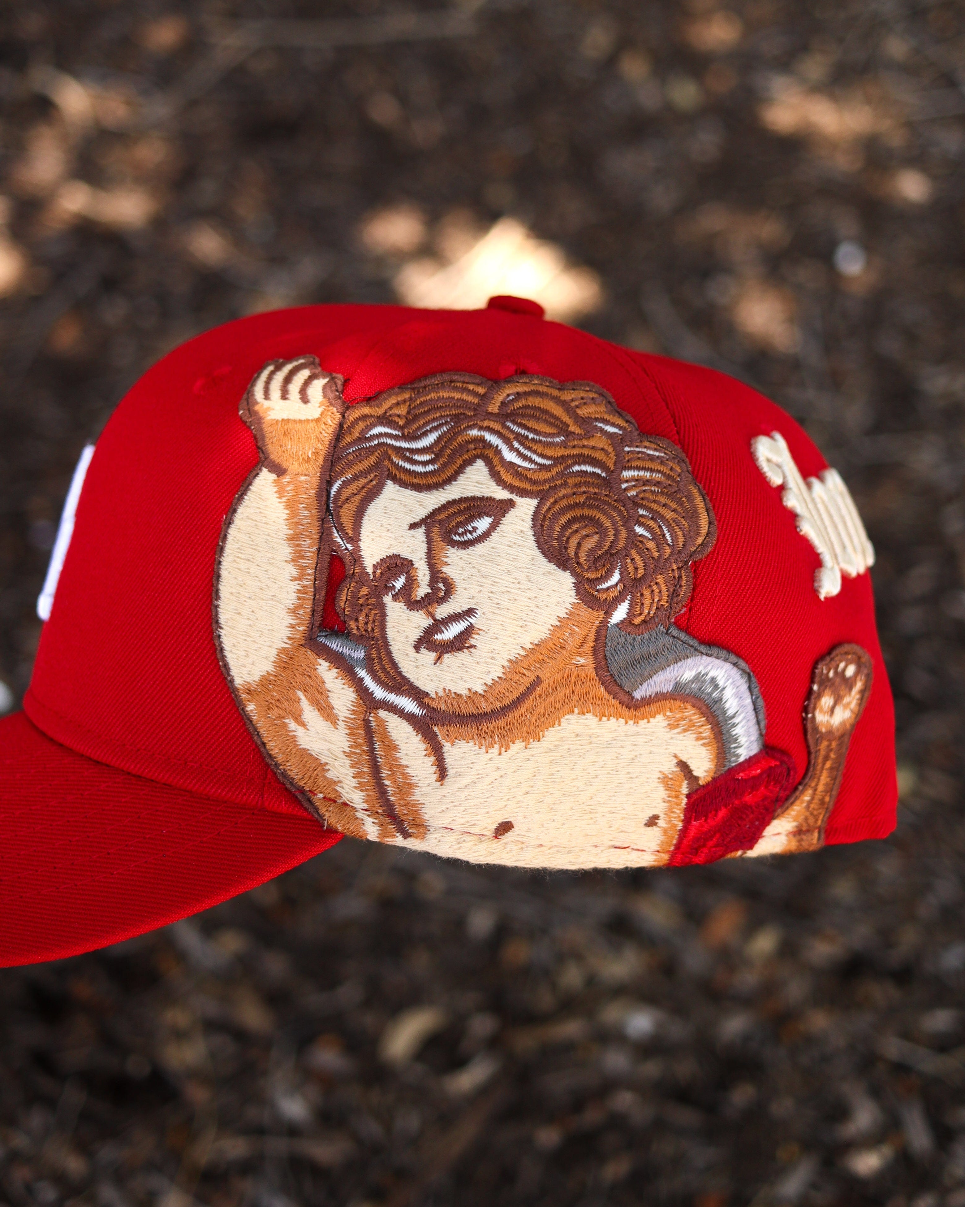 New Era 59FIFTY 赤キャップ Jon Stan Red) Jon Stan LA – BeisbolMXShop