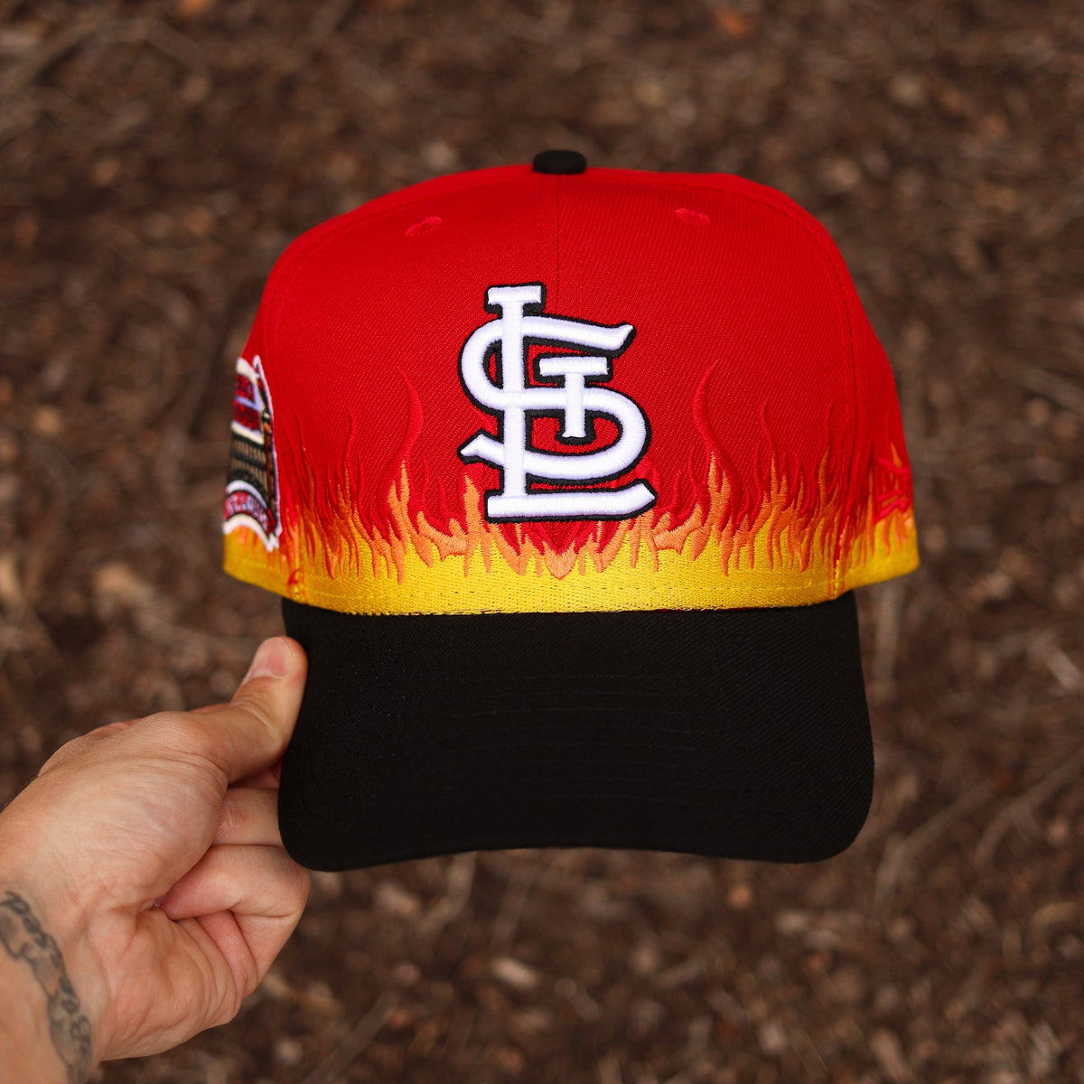 Red STL flames - BeisbolMXShop