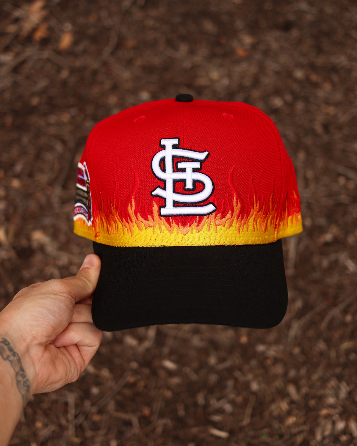 Red STL flames - BeisbolMXShop