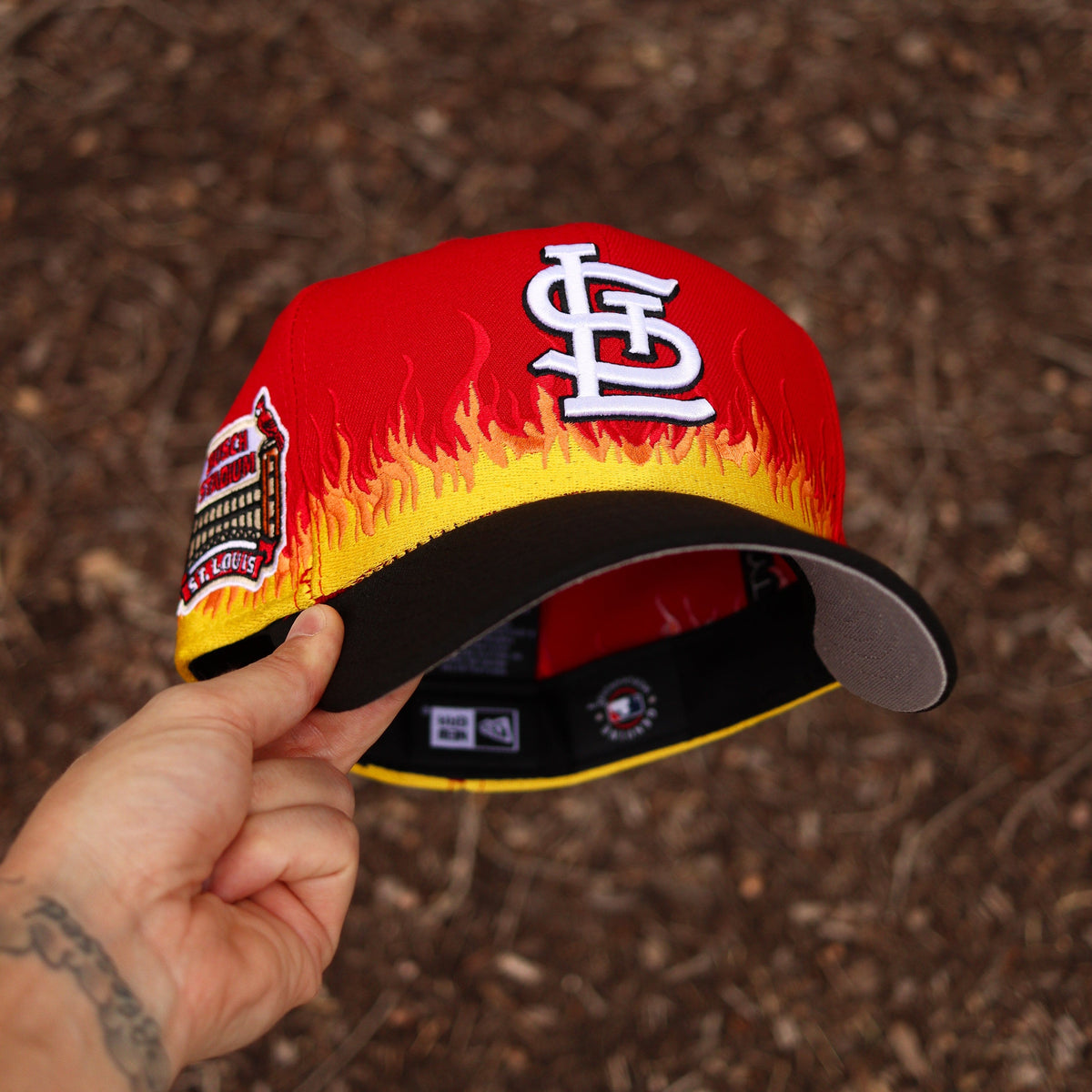 Red STL flames - BeisbolMXShop