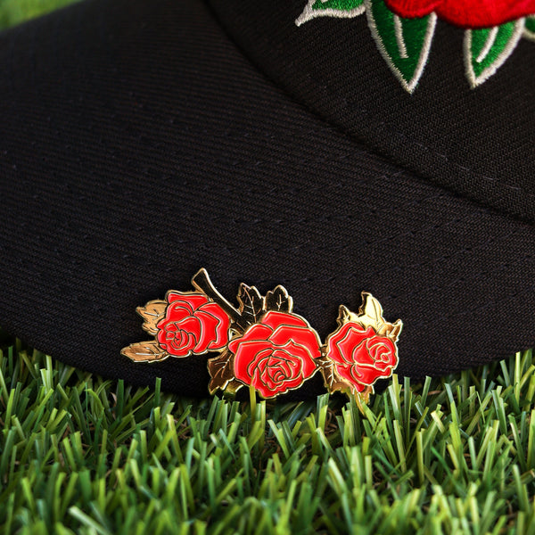 Roses pin - BeisbolMXShop
