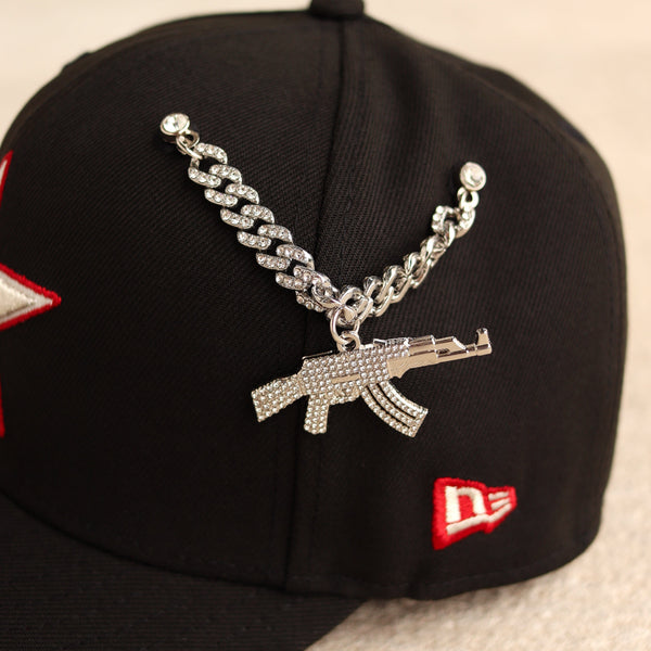 Silver BIG chain AK pin - BeisbolMXShop