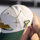 Silver cross/diamonds BMX - chain pin - BeisbolMXShop