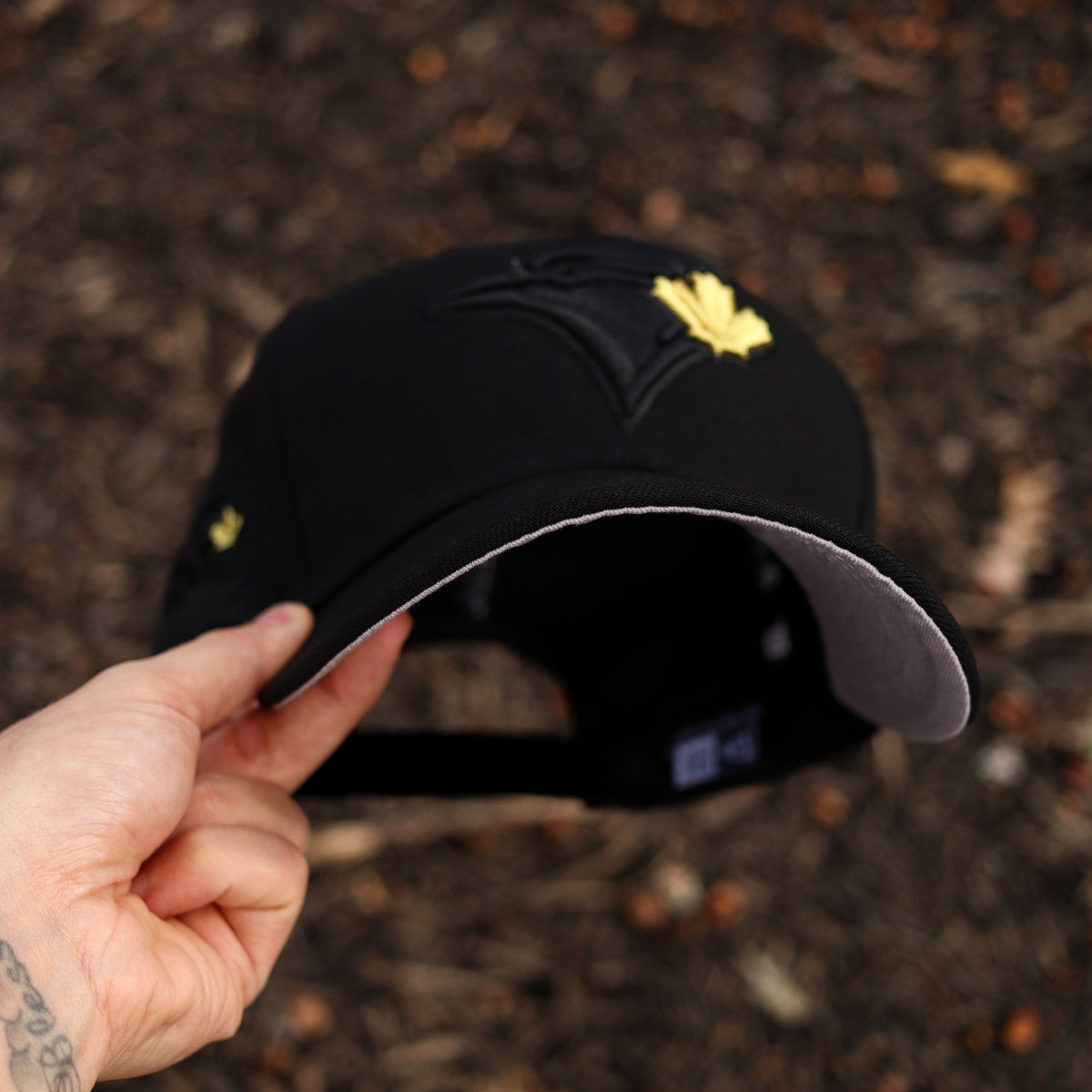 SnapBack (BLK/gold) blue Jays - BeisbolMXShop