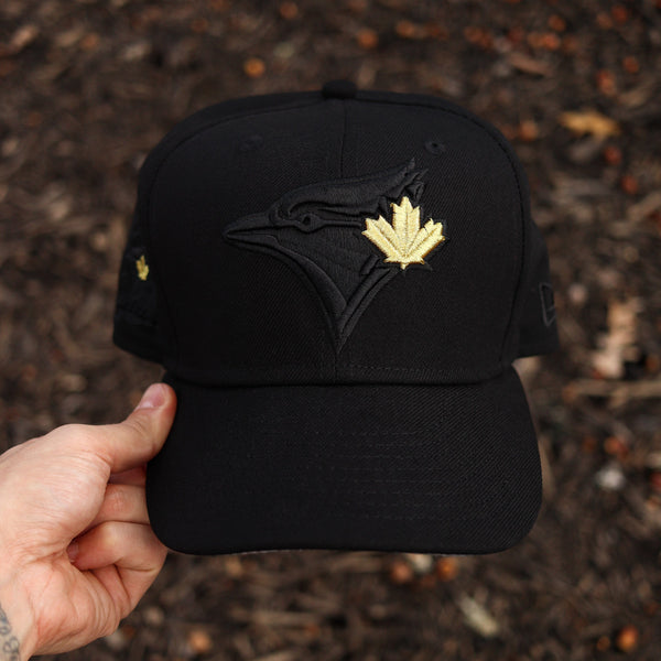 SnapBack (BLK/gold) blue Jays - BeisbolMXShop