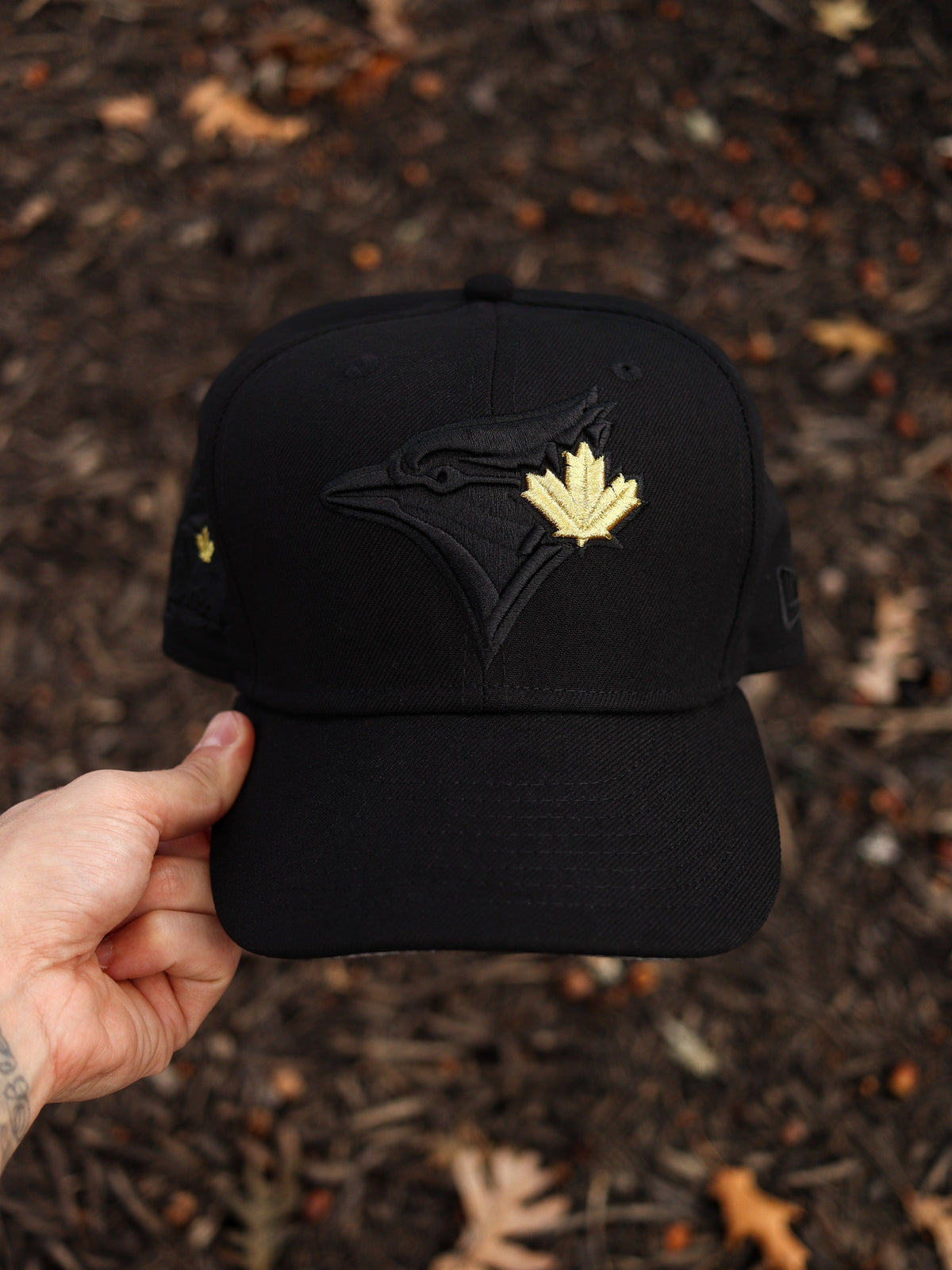SnapBack (BLK/gold) blue Jays - BeisbolMXShop