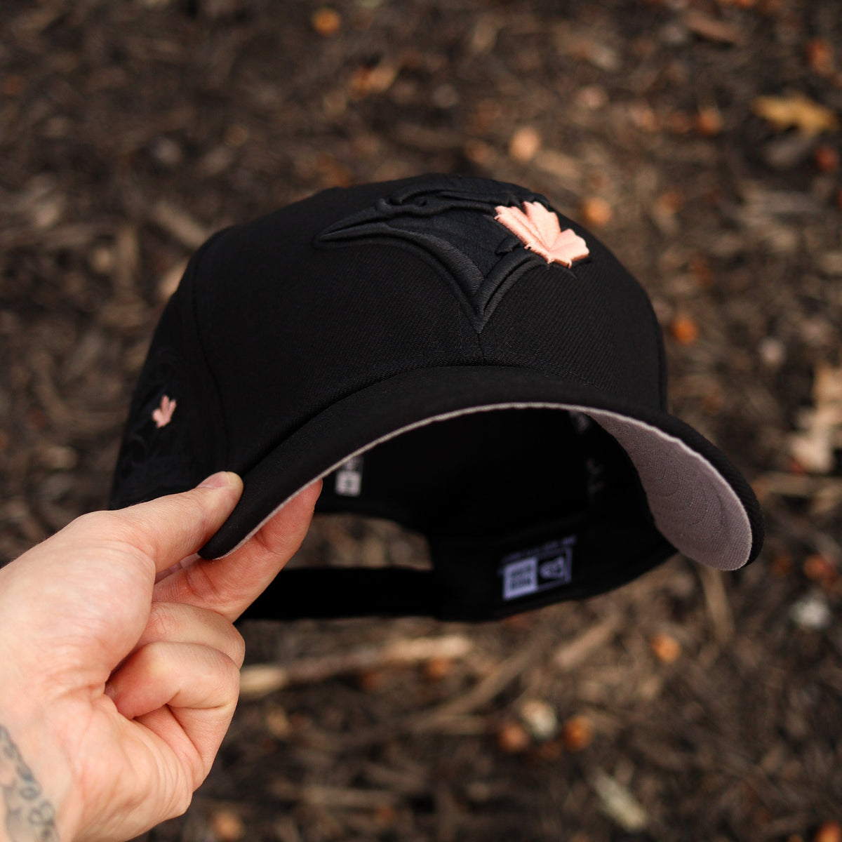 SnapBack (rose gold/black) blue Jays - BeisbolMXShop