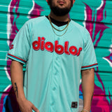 (Tiffany Blue) Diablos De Mexico Jersey - BeisbolMXShop