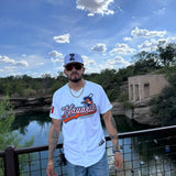 ((WHITE)) Camaroneros De Nayarit Jersey - BeisbolMXShop