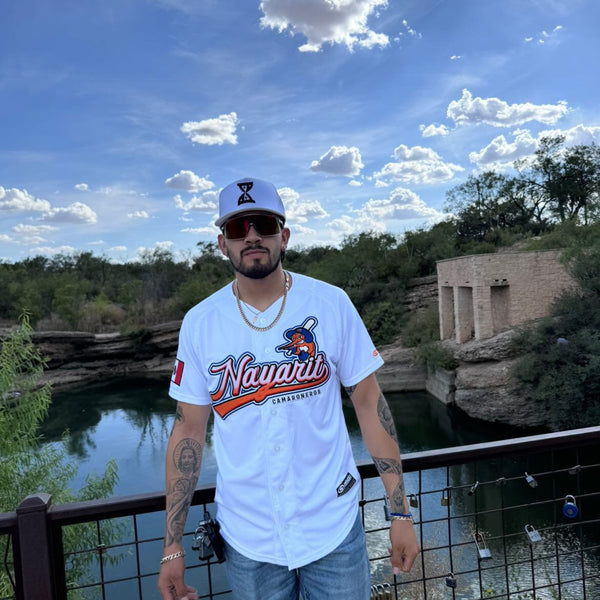 ((WHITE)) Camaroneros De Nayarit Jersey - BeisbolMXShop