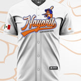 ((WHITE)) Camaroneros De Nayarit Jersey - BeisbolMXShop