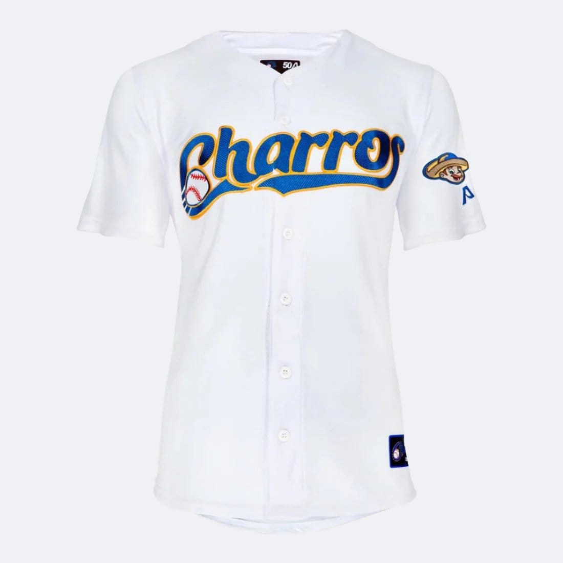 (WHITE) Charros De Jalisco Jersey - BeisbolMXShop