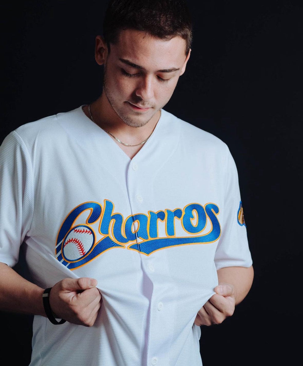 (WHITE) Charros De Jalisco Jersey - BeisbolMXShop