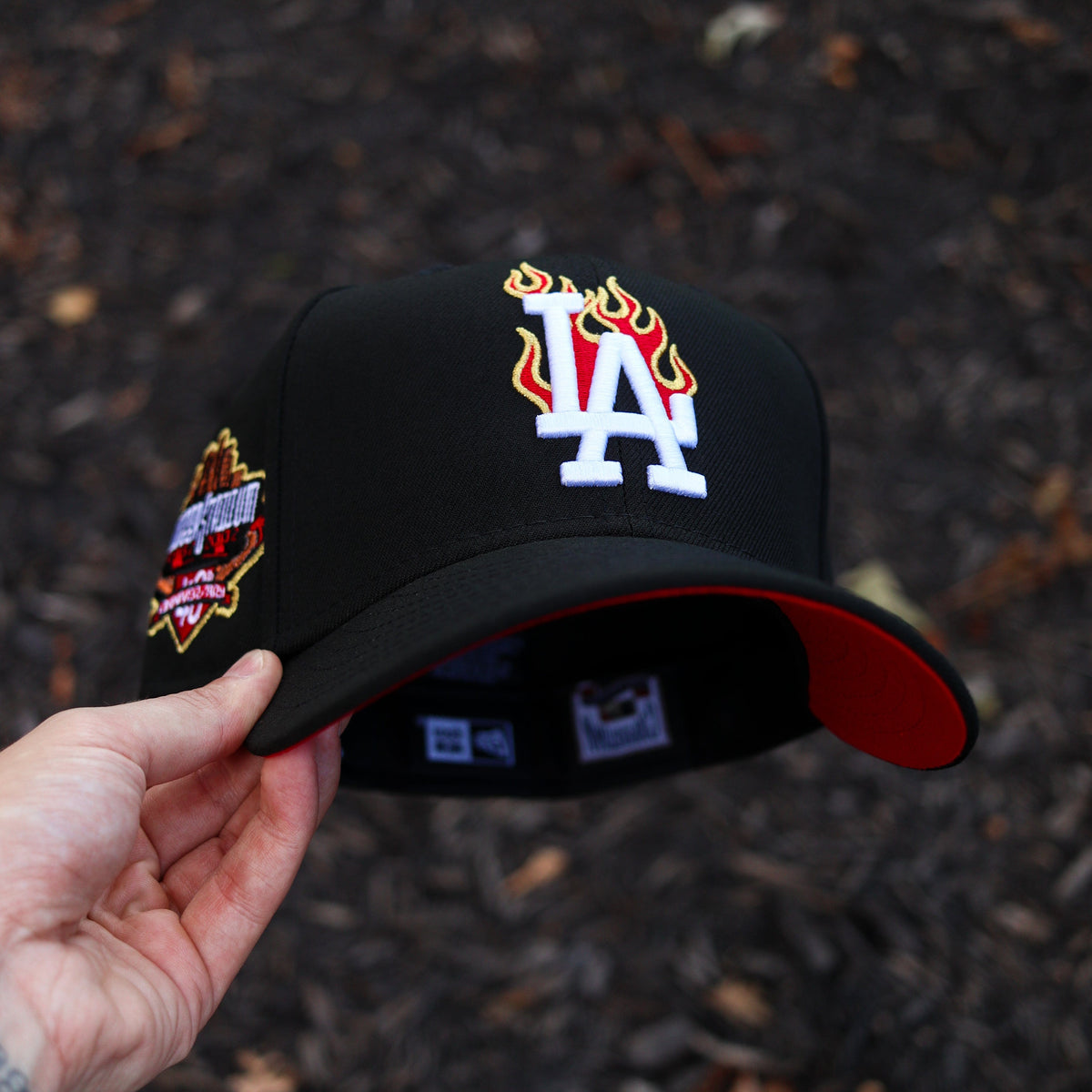 White LA flames - BeisbolMXShop