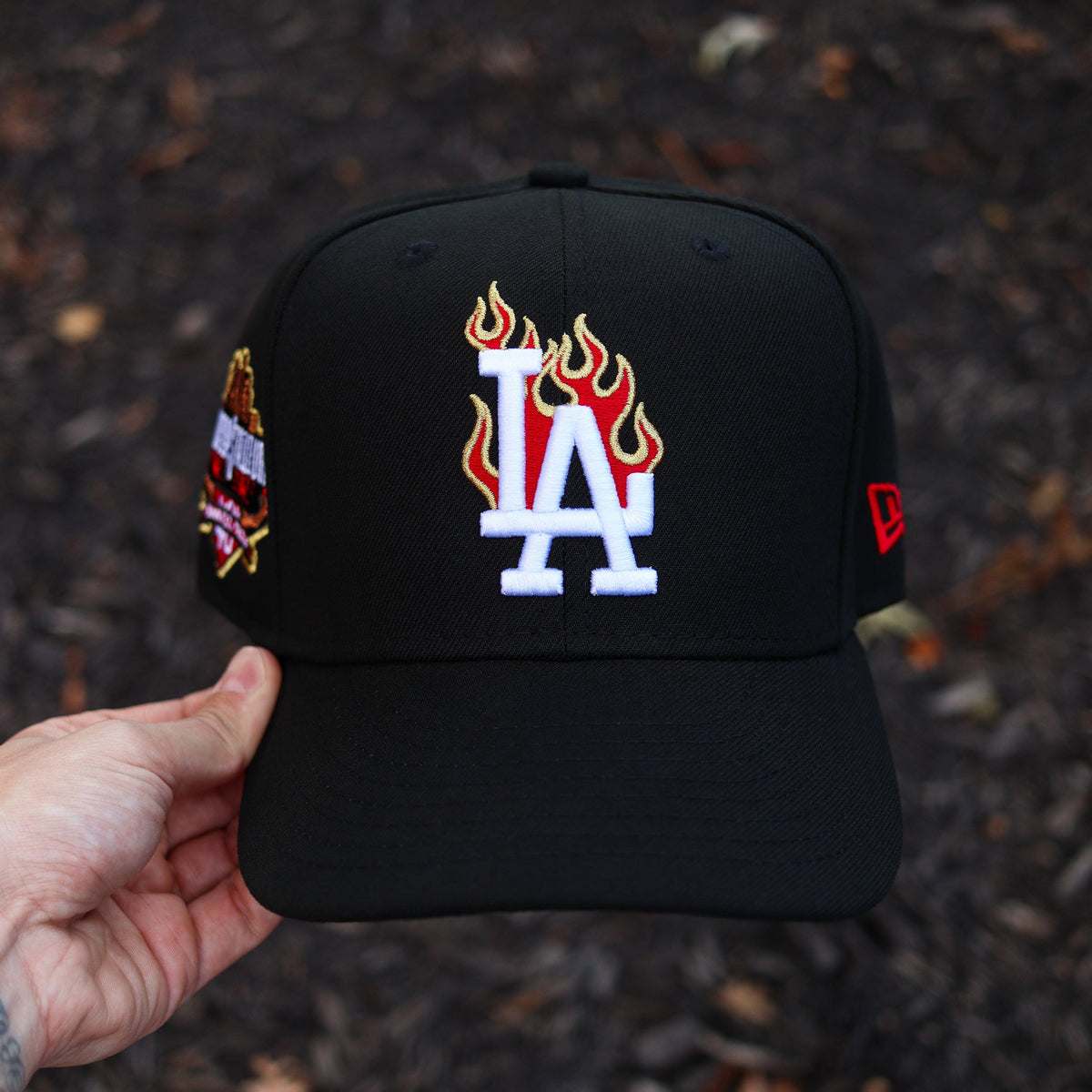 White LA flames - BeisbolMXShop