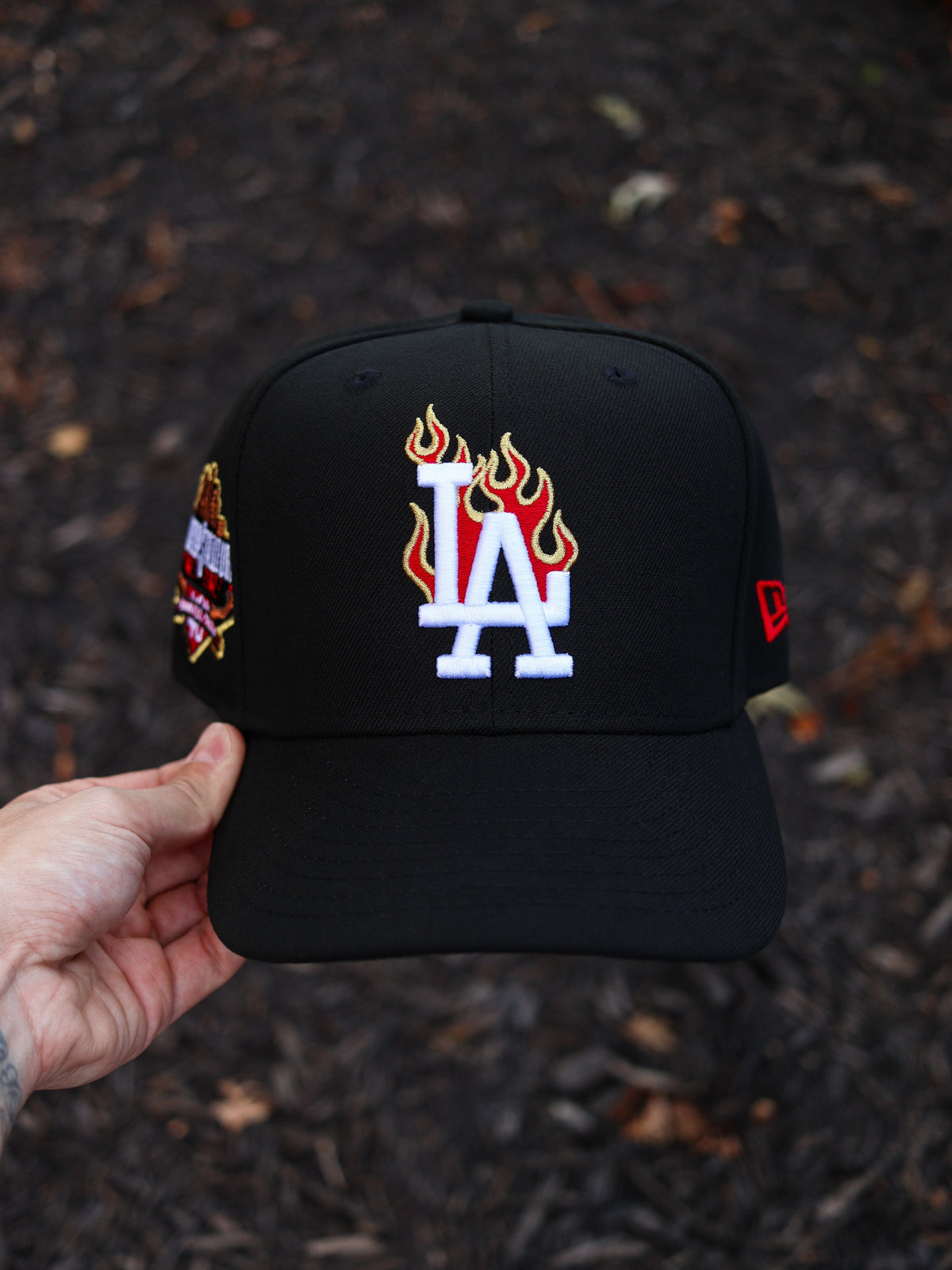 White LA flames - BeisbolMXShop